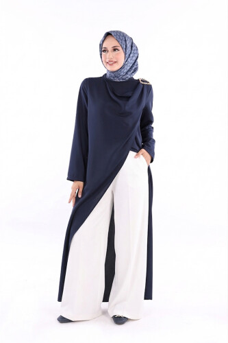 8698-1 Tunik Lacivert