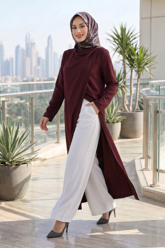 8698-1 Tunik Mürdüm