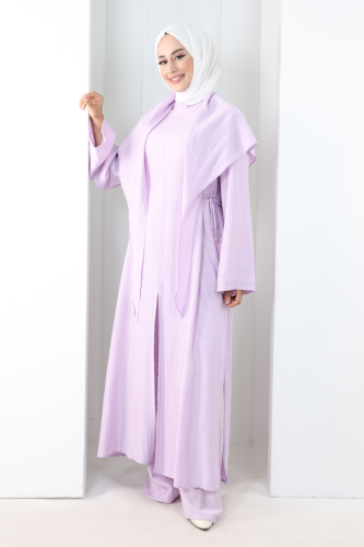Bağlama Detay Takım 8707 Lila