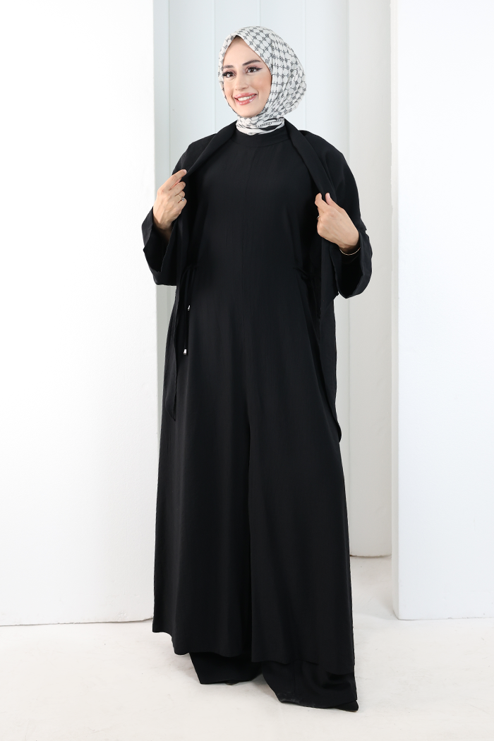 Bağlama Detay Takım 8707 Siyah - 2