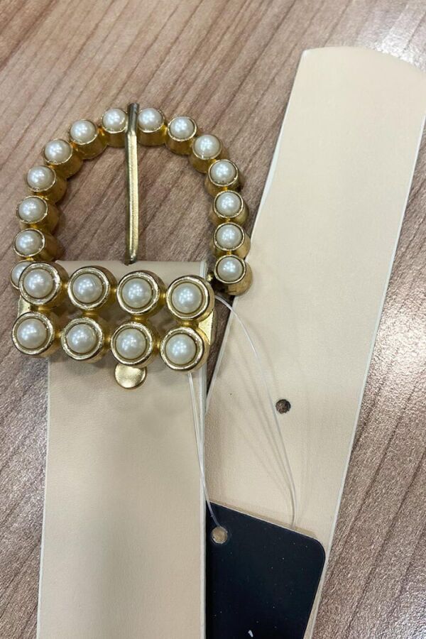 9001 İnci Tokalı Kemer Taş - 2