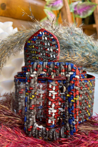 9014 Ekose Kemer Ekose - Bym Fashion