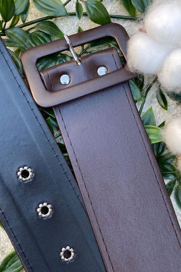 9035 Deri Kemer Kahverengi - 2