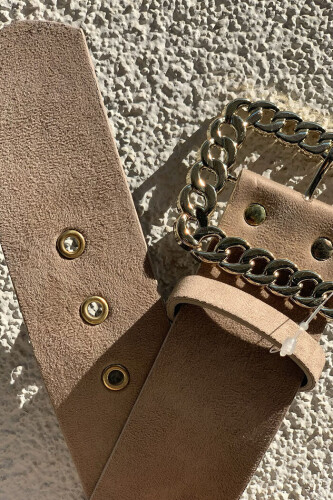 9042 Kemer Bej - Bym Fashion