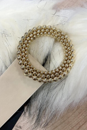 9046 Kemer Krem - Bym Fashion