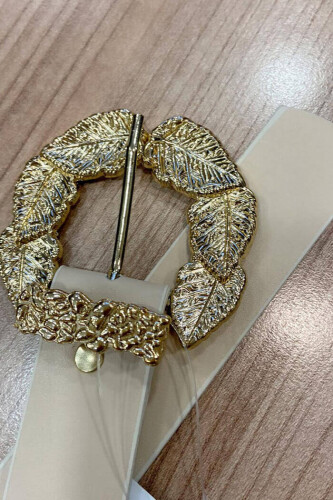 9048 Yaprak Kemer Taş - Bym Fashion