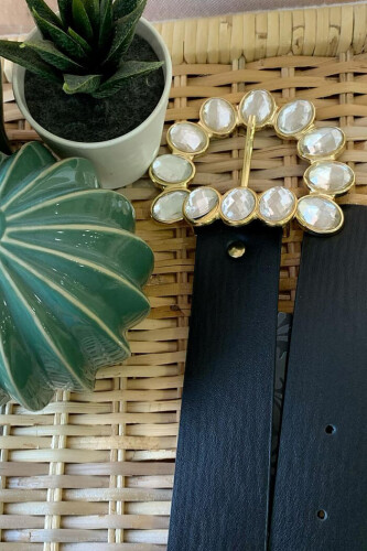 9056 Kemer Siyah - Bym Fashion