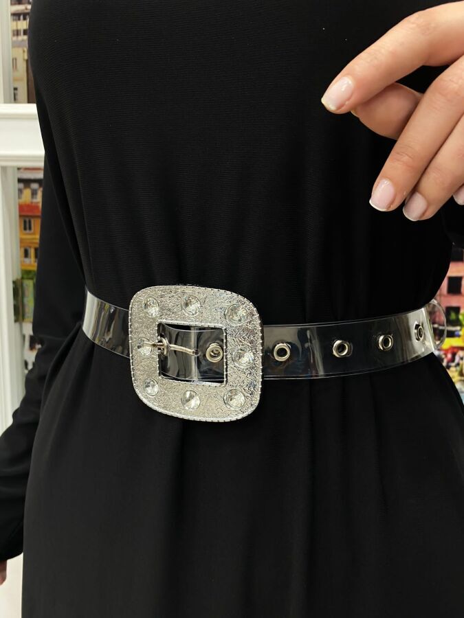 9096 Şeffaf Kemer Gümüş - 4