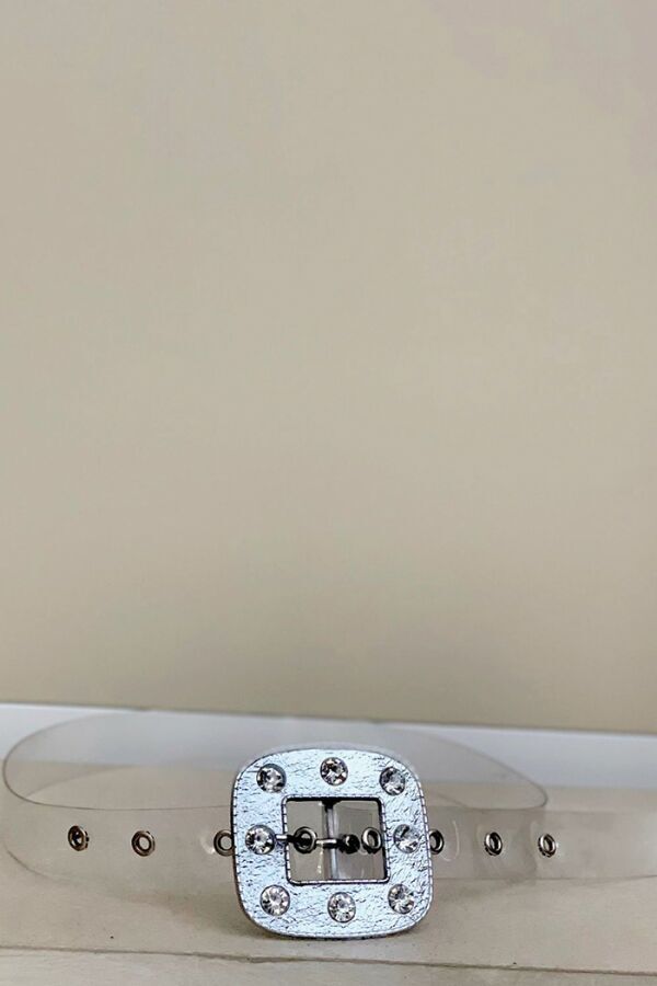 9096 Şeffaf Kemer Gümüş - 5