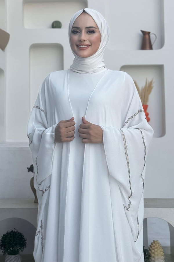 Abayalı Elbise Takım - 4