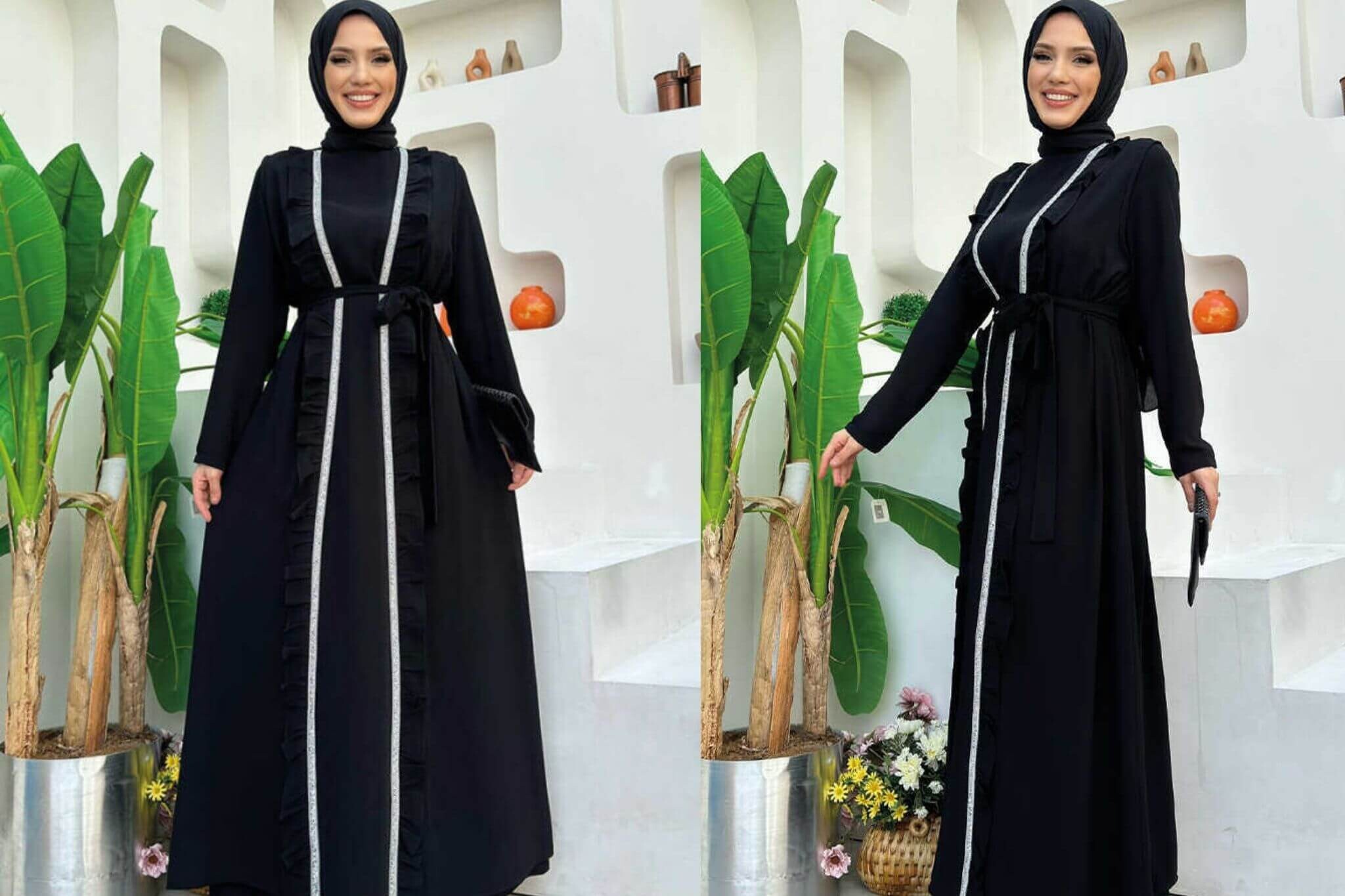 Fırfırlı Tesettür Kadın Takım Modelleri Nelerdir?