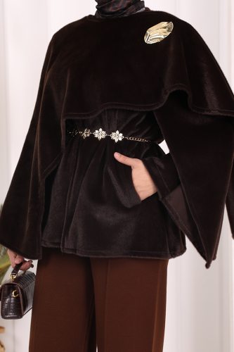 Atkı Detay Panço 70061 Kahverengi - 6