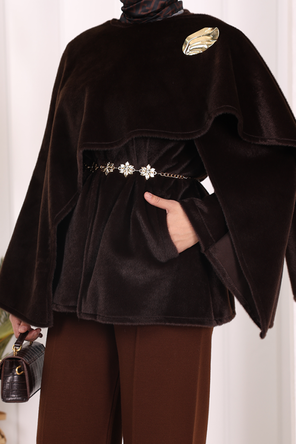 Atkı Detay Panço 70061 Kahverengi - 6