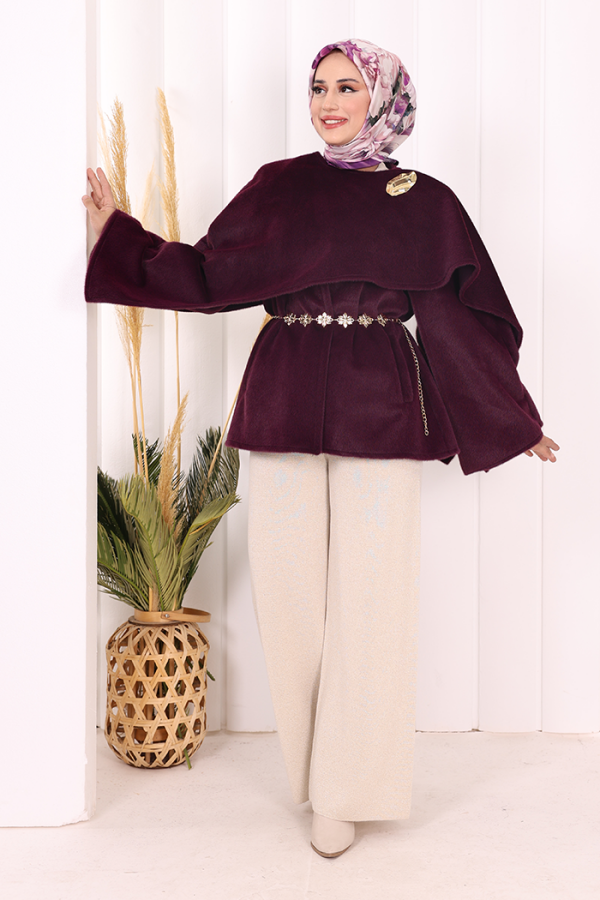 Atkı Detay Panço 70061 Mor - 2