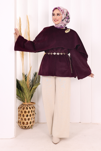 Atkı Detay Panço 70061 Mor - 2