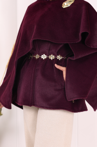 Atkı Detay Panço 70061 Mor - 6