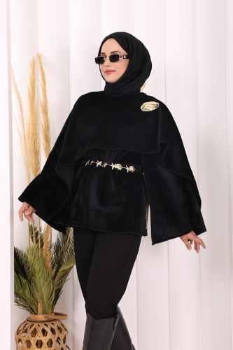 Atkı Detay Panço 70061 Siyah - 3