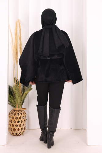 Atkı Detay Panço 70061 Siyah - 4