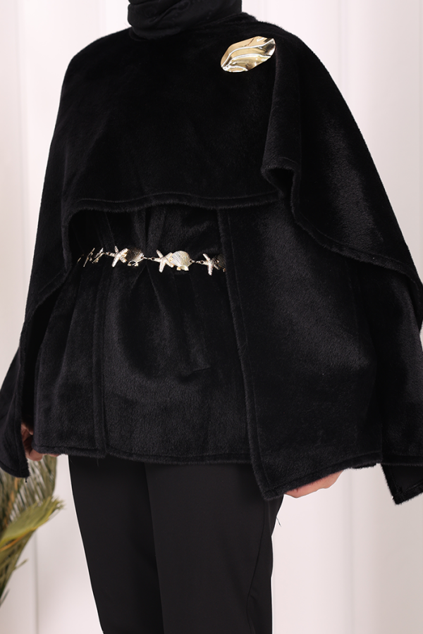 Atkı Detay Panço 70061 Siyah - 6