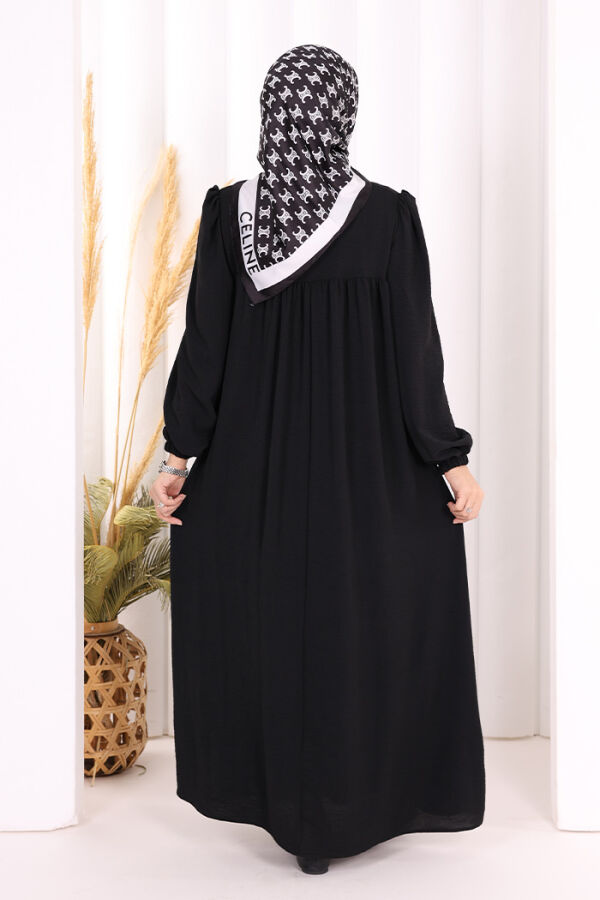 Bebekli Anne Elbisesi 3896 Siyah - 3