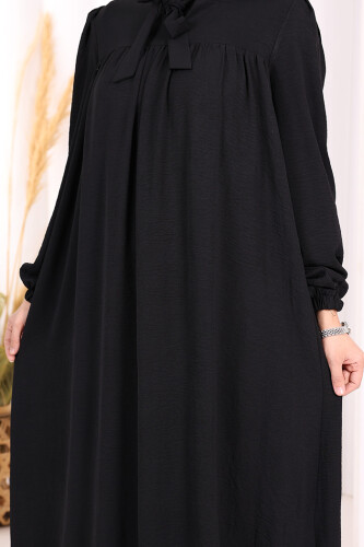 Bebekli Anne Elbisesi 3896 Siyah - 5