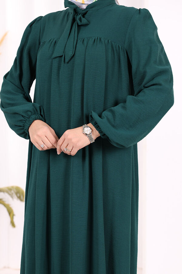 Bebekli Anne Elbisesi 3896 Zümrüt - 7