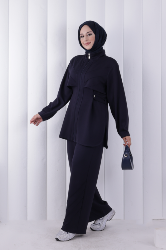 Belden Oturtmalı Oysho Takım 1210 Lacivert - 2