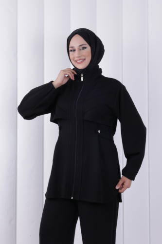 Belden Oturtmalı Oysho Takım 1210 Siyah - 4