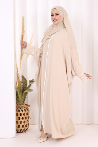 Fermuarlı Yarasakol Ferace 6002 Taş - 3