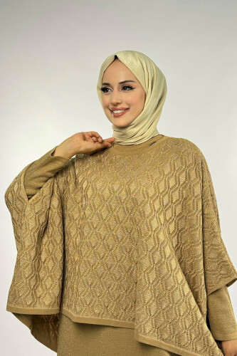 Dantel Desenli Panço 18325 Vizon - 4