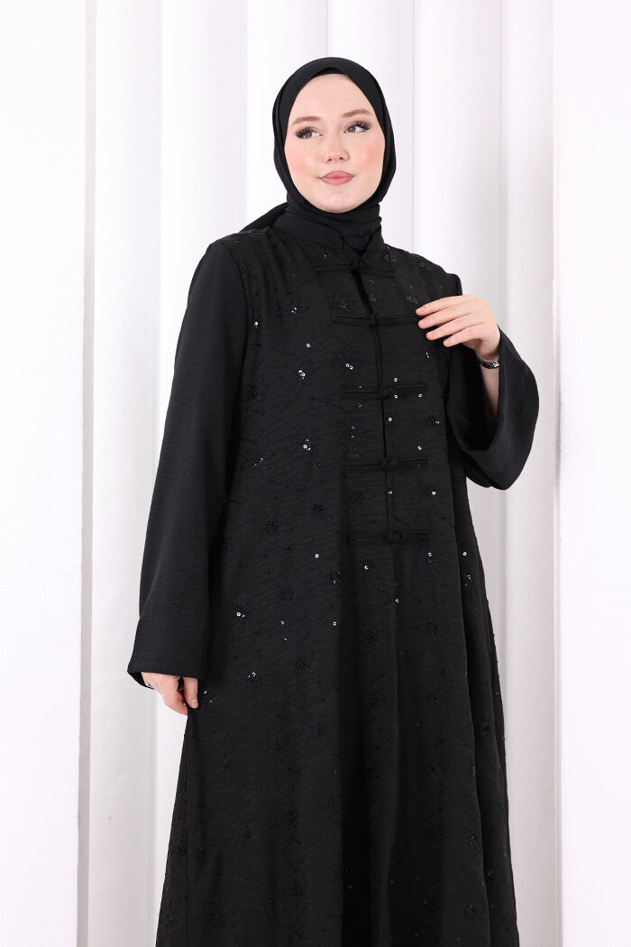 Desenli İkili Takım 7085 Siyah - 5