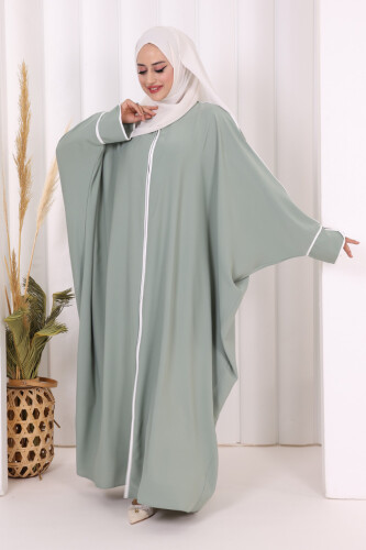 Fermuarlı Yarasakol Ferace 6002 Mint - 2