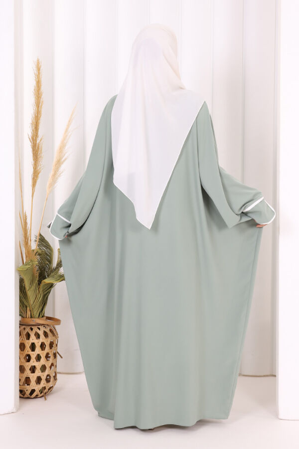 Fermuarlı Yarasakol Ferace 6002 Mint - 5