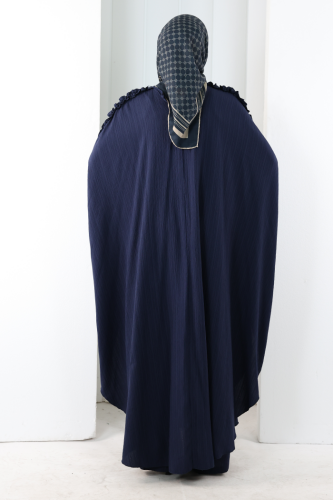 Fırfırlı Yarasakol Takım 8706 Lacivert - 3