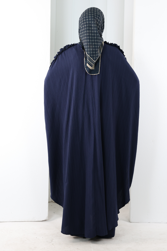 Fırfırlı Yarasakol Takım 8706 Lacivert - 3