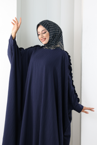 Fırfırlı Yarasakol Takım 8706 Lacivert - 4
