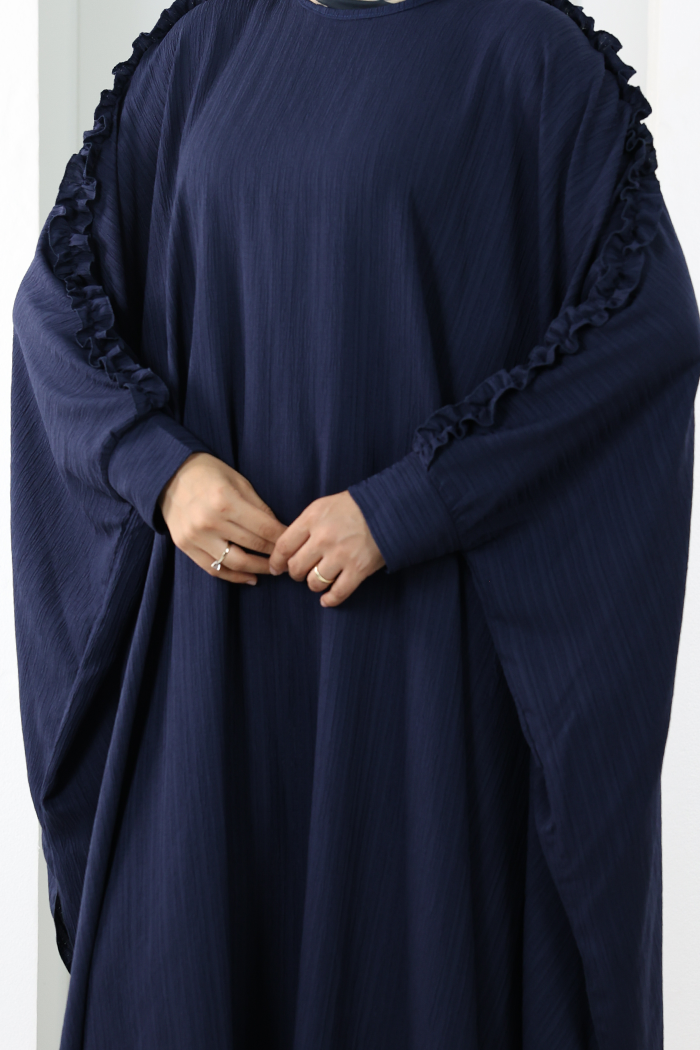 Fırfırlı Yarasakol Takım 8706 Lacivert - 5