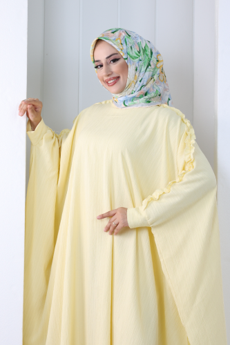 Fırfırlı Yarasakol Takım 8706 Sarı - 5