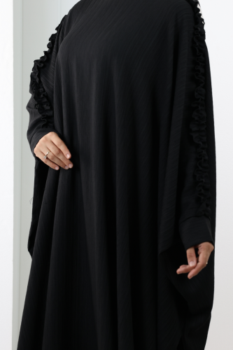 Fırfırlı Yarasakol Takım 8706 Siyah - 6