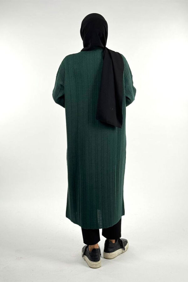 Fitilli Triko Tunik 18302 Zümrüt - 2