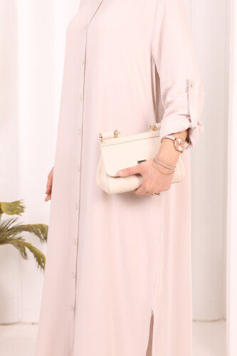 Hac Umre Düğmeli İkili Takım 6057 Taş - 6