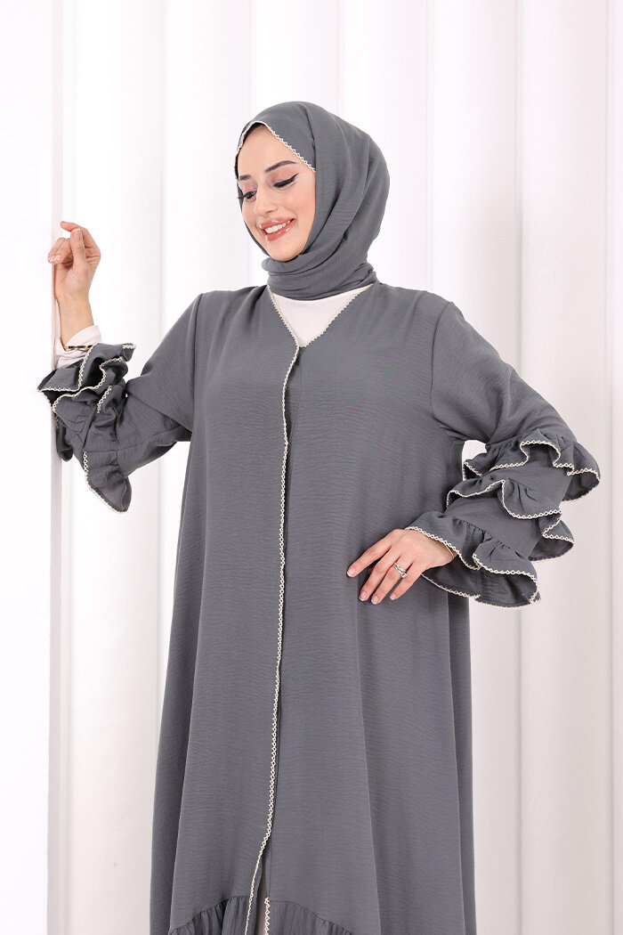 Hac Umre Ferace ŞAL HEDİYE   70018 Antrasit - 5