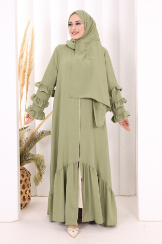 Hac Umre Ferace ŞAL HEDİYE 70018 Yağ Yeşili