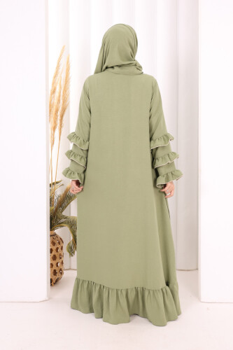 Hac Umre Ferace ŞAL HEDİYE 70018 Yağ Yeşili - 4