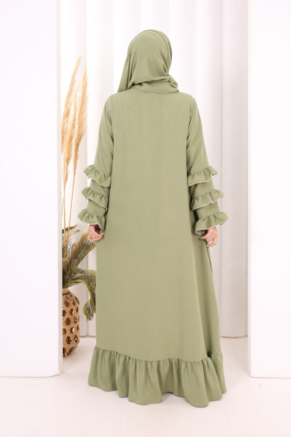 Hac Umre Ferace ŞAL HEDİYE 70018 Yağ Yeşili - 4