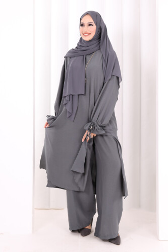 İkili Pantolonlu Takım 8029 Antrasit 
