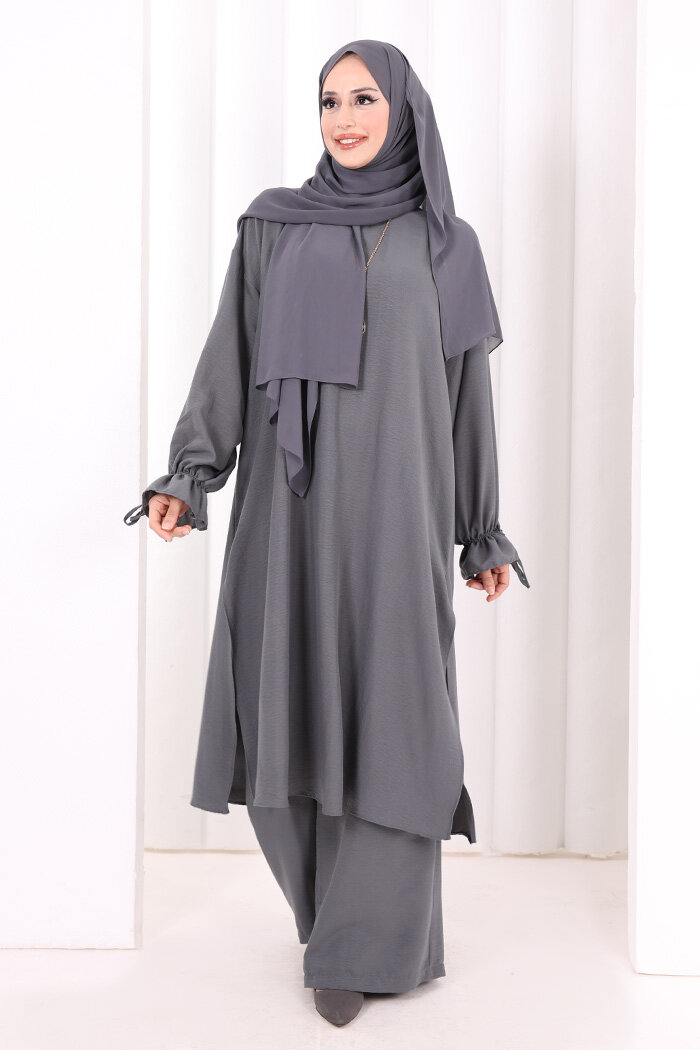 İkili Pantolonlu Takım 8029 Antrasit - 4