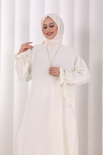 İkili Pantolonlu Takım 8029 Ekru - 5