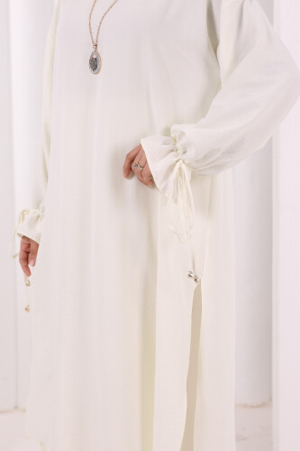 İkili Pantolonlu Takım 8029 Ekru - 6