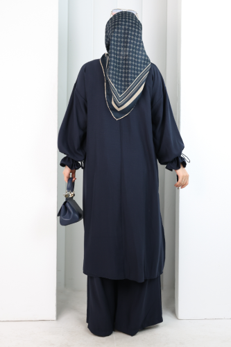 İkili Pantolonlu Takım 8029 Lacivert - 4